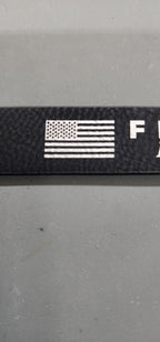 Leatherette Cuff Bracelet | Laser Engraved | “Work Harder Be Better” | Faith Family Country | Charlie Kirk Inspired | 10/14 Birthday Tribute