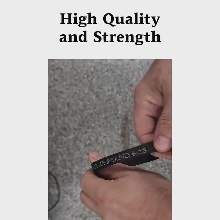 Laser EngravedRed Silicone Motivational Bracelet: Work Harder, Be Better - Charlie Kirk Signature | Work Harder